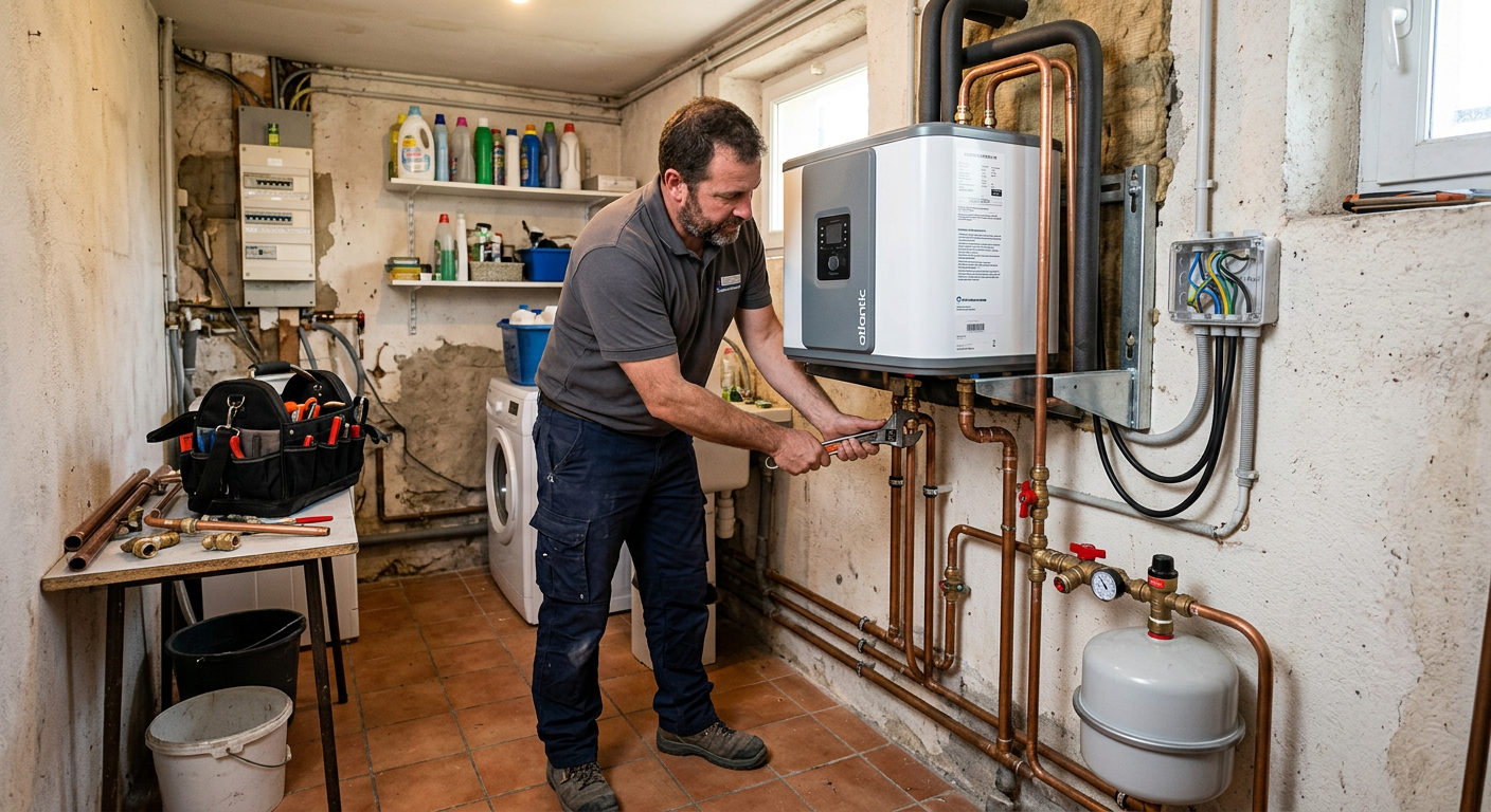 pose chauffe-eau thermodynamique Herblay